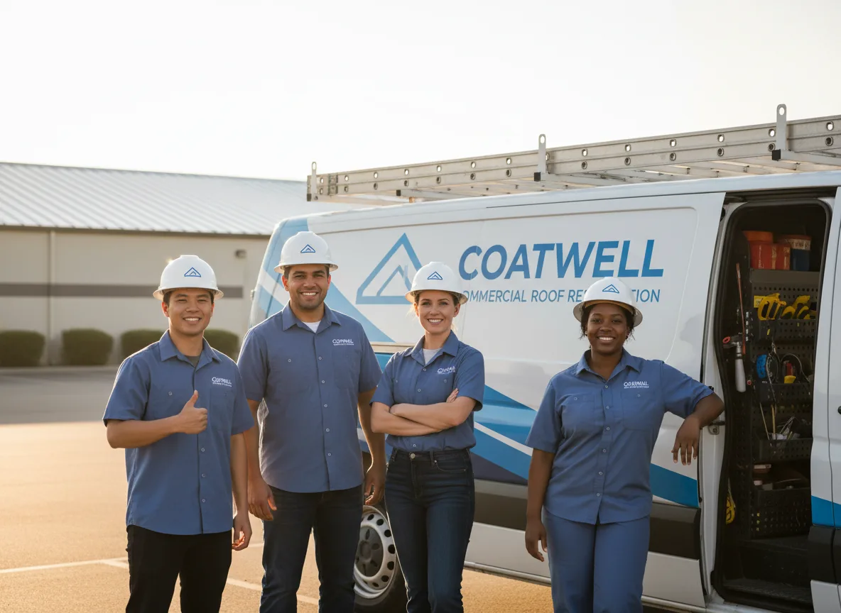 Commercial roof coating company in Edgewood, IL